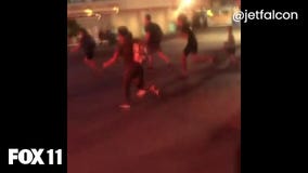 Chaotic scene unfolds between parkgoers at Knott's Berry Farm