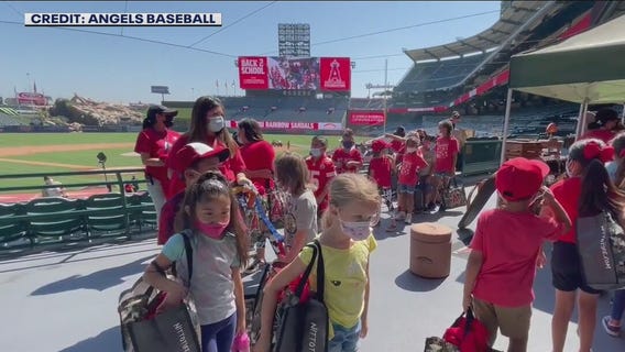 Los Angeles Angels host annual back-to-school event
