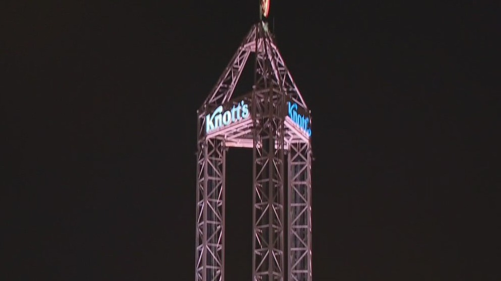 Knott's Berry Farm back to normal after man climbs on top of Supreme Scream tower