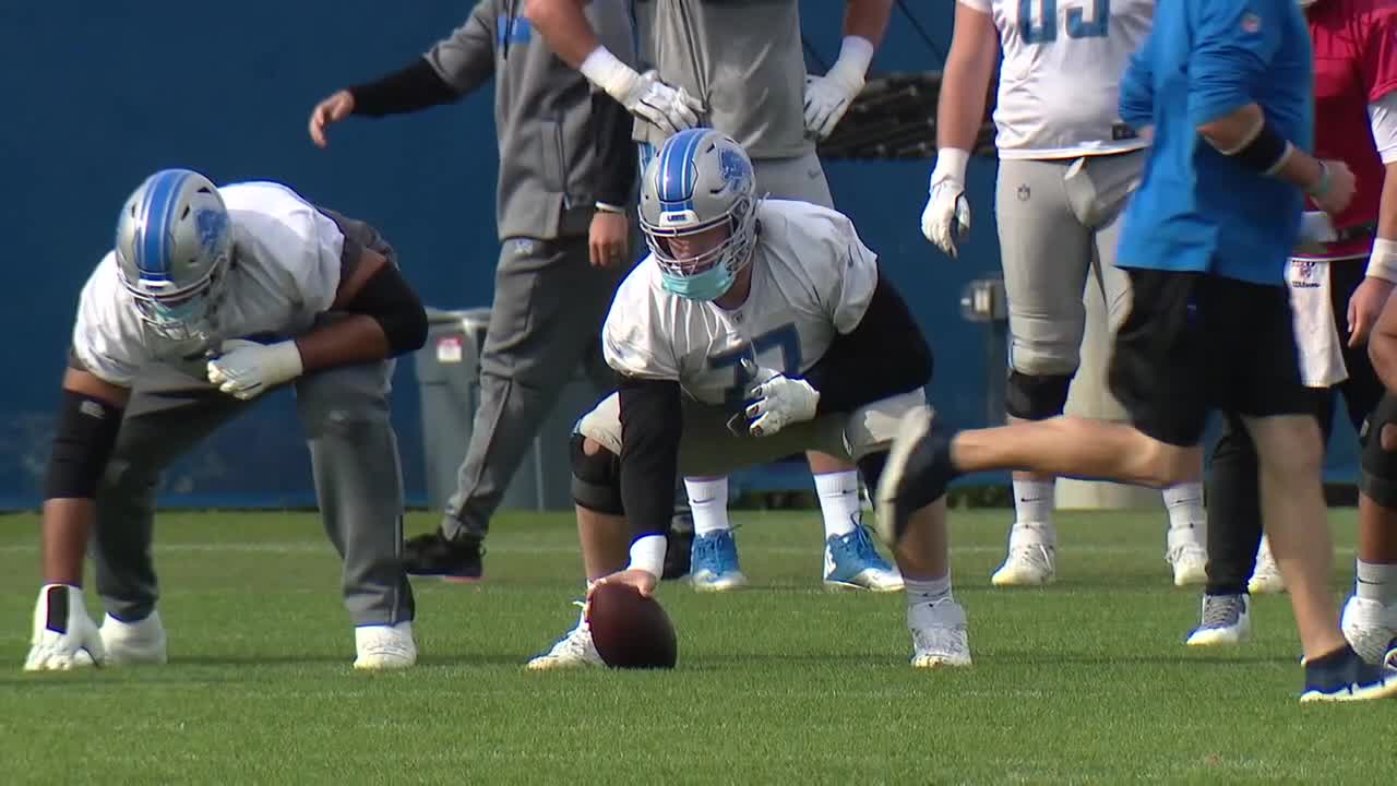 WATCH - Jennifer Hammond reports on Lions center Frank Ragnow who shares his emotional thoughts on signing a 4-year extension with the Lions