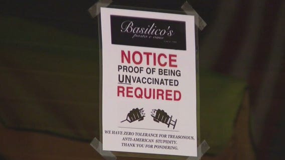 SoCal restaurant requiring diners provide 'proof of being unvaccinated'