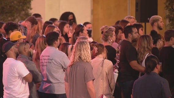 Movie theater shooting: Corona community holds vigil and memorial for victims