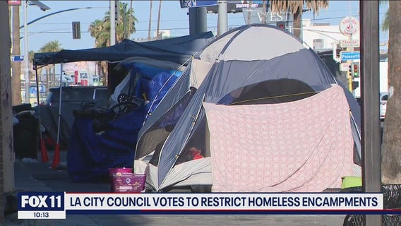 LA City Council votes to restrict homeless encampments