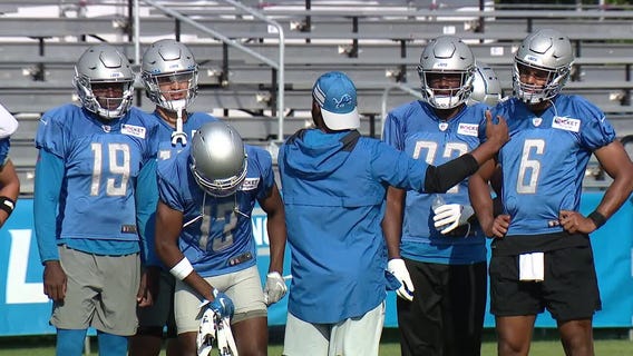 Lions Training Camp - Wide Receivers