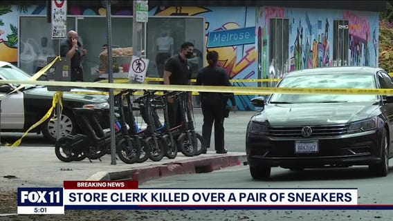 Store clerk killed over shoes in Fairfax area