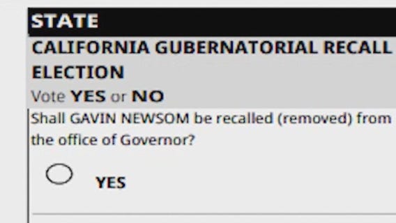 What you need to know about California recall election