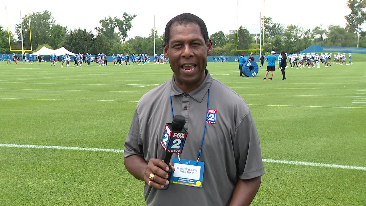 WATCH - Woody with a look at the final Lions practice before they play the Steelers on Saturday