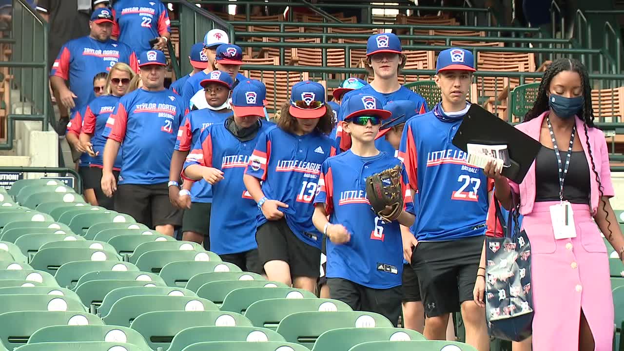 Taylor North Little League World Series champs visit Tigers