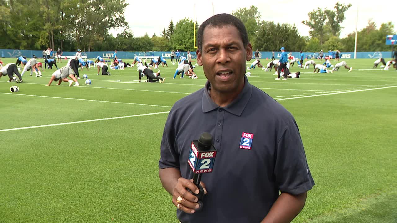 WATCH - Woody reports on the Lions from Allen Park as they begin their prep for the Packers on Monday night