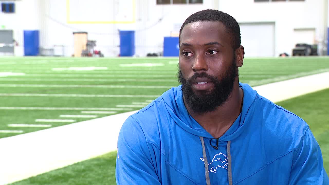 WATCH - Dan Miller talks exclusively with Lions linebacker Charles Harris