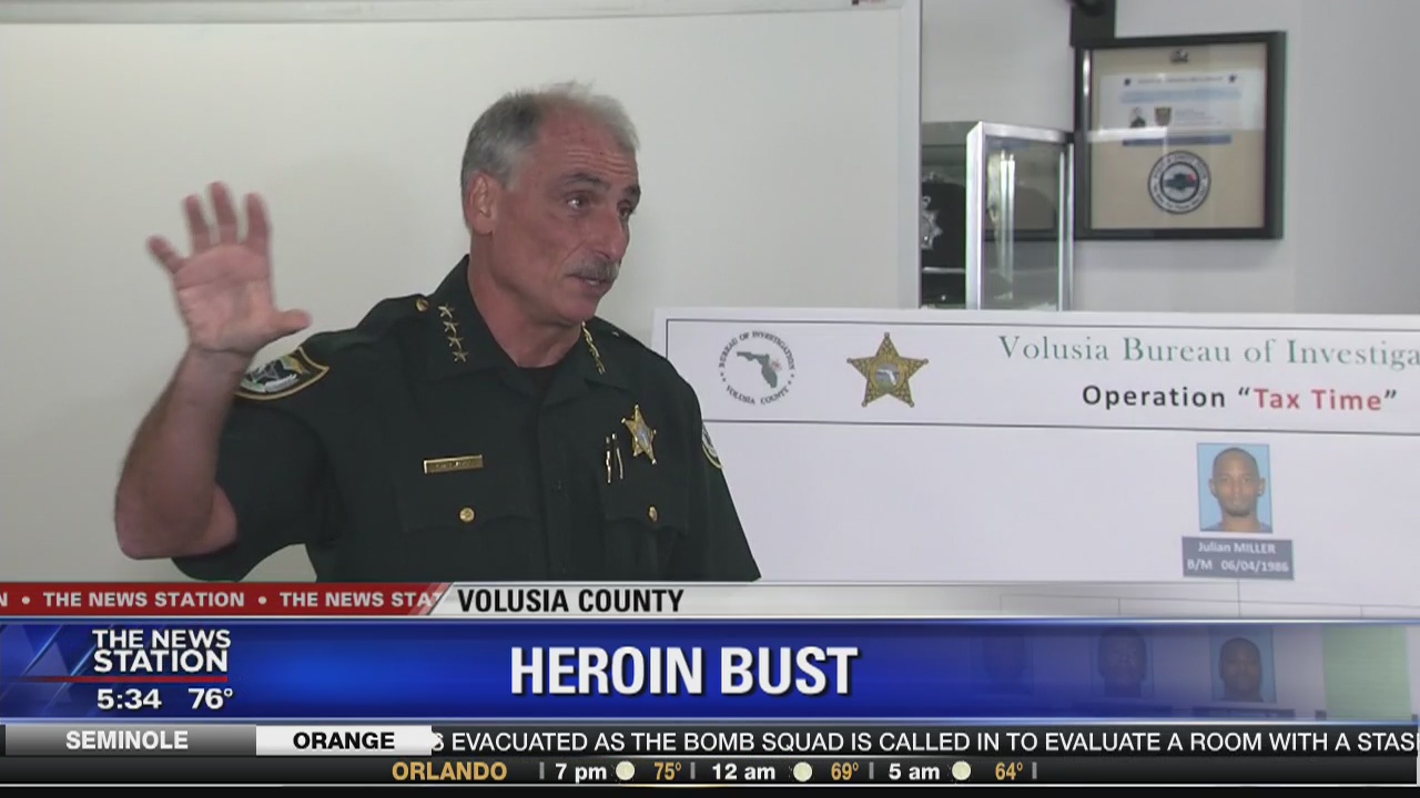 Huge heroin bust in Volusia County