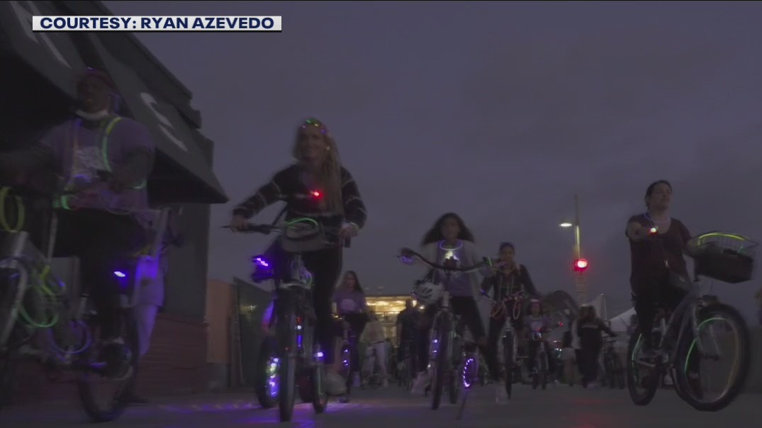 Glow Ride to fight cystic fibrosis