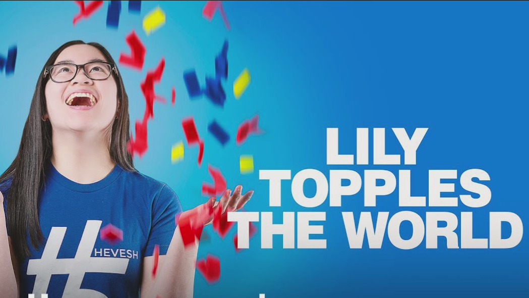 Breaking barriers by toppling dominoes: Meet the only female domino artist