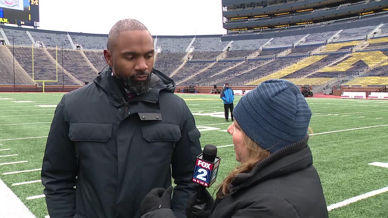WATCH - Jennifer Hammond catches up with former Wolverine, Charles Woodson ahead of Saturday's big game against Ohio St.