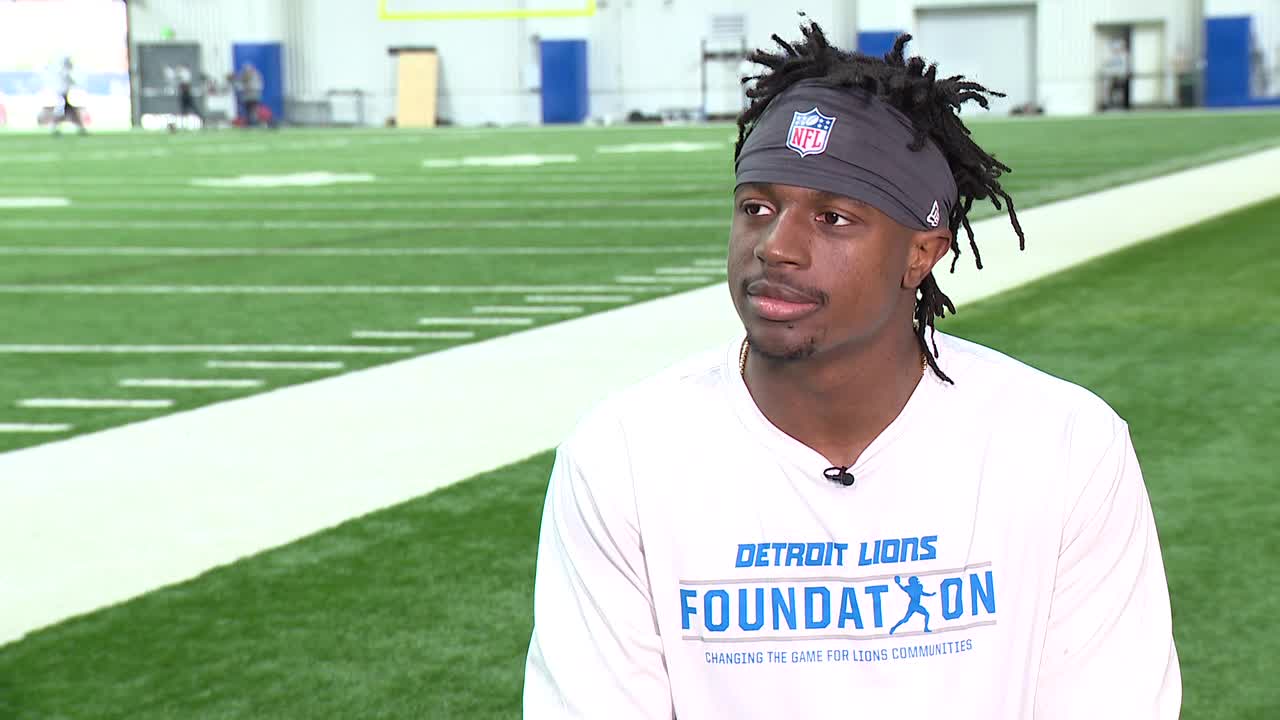 WATCH - Dan Miller sits down with Lions running back/kick returner Godwin Igwebuike for an in depth chat about his career and the opportunity given to him here in Detroit