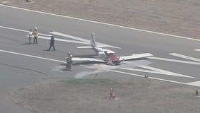 Small plane crashes in Fullerton
