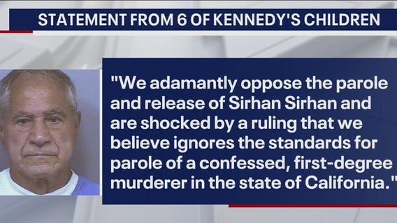 RFK's children responds to their father's assassin being granted parole