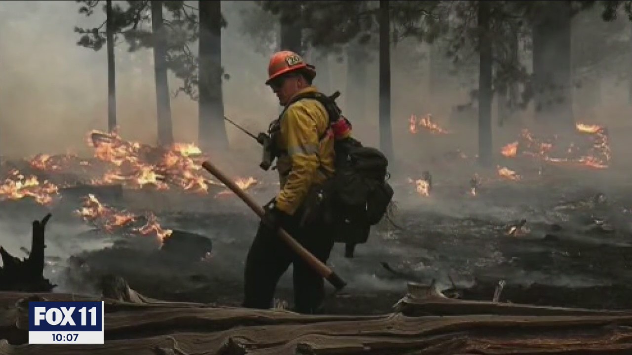 Strike teams from Southern California head north to help battle Caldor Fire