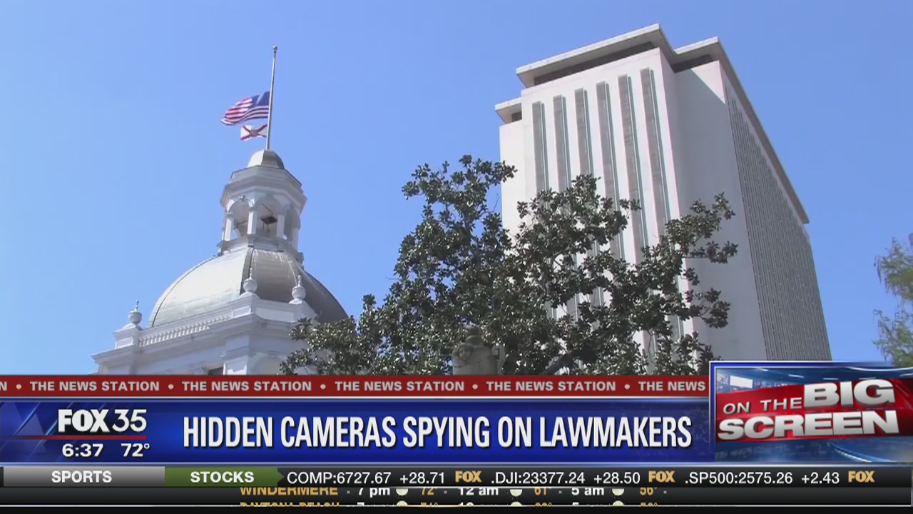 Hidden cameras spying on lawmakers