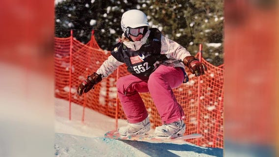 Local Olympian Zoe Kalapos prepares for halfpipe