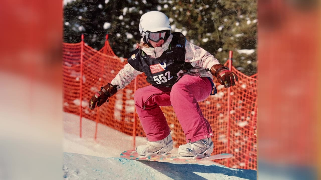 Local Olympian Zoe Kalapos prepares for halfpipe
