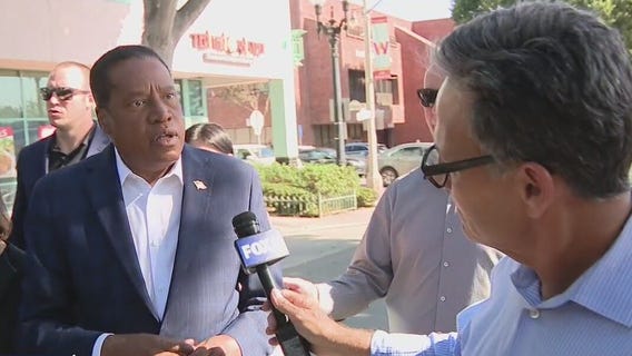 Larry Elder campaigns in four California cities