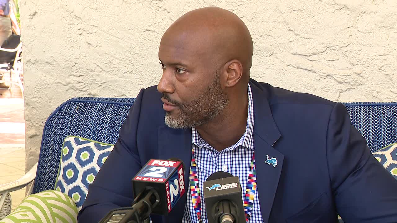 Lions GM Brad Holmes on draft, free agent signings