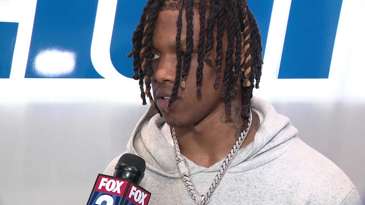 WATCH - Dan Miller goes 1-on-1 with the 2nd of the Lions 1st round picks Jameson Williams