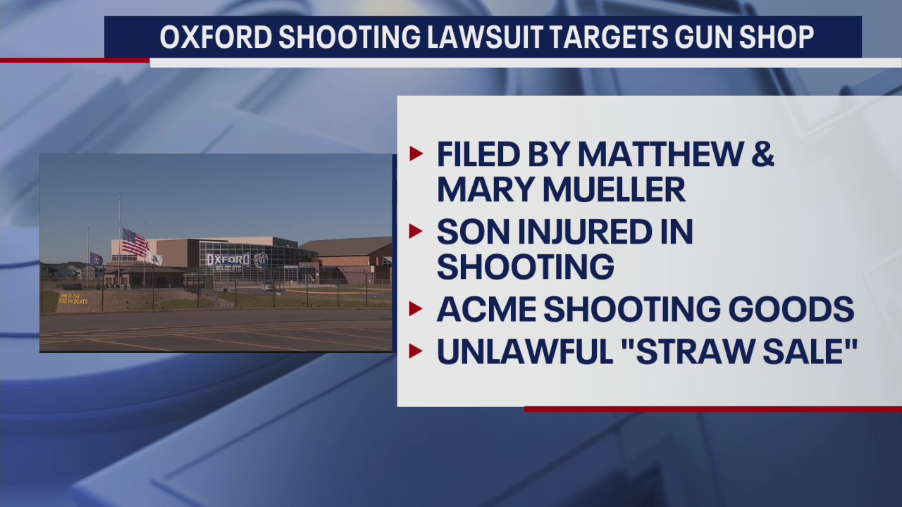 Oxford High School shooting victim's parents sue gun shop for illegal ...
