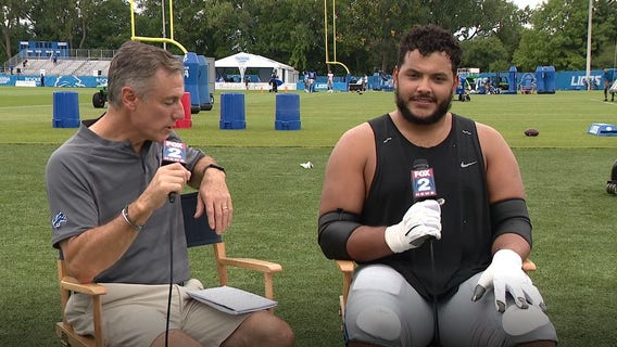 WATCH- Dan Miller goes 1-on-1 with Lions guard Jonah Jackson