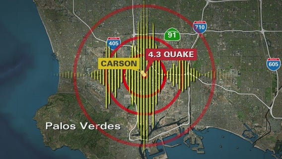 Preliminary 4.3-magnitude earthquake reported in Carson