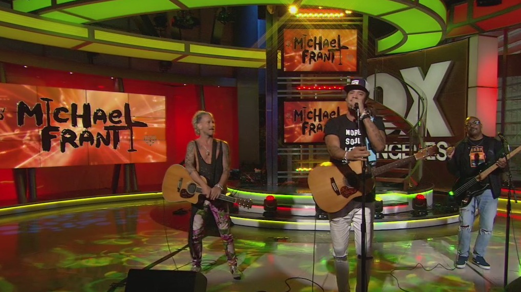 Michael Franti performs 'Good Day for a Good Day' at Good Day LA