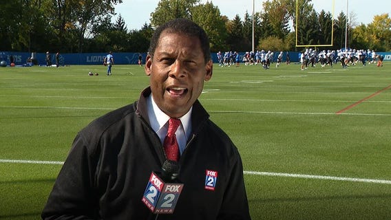 WATCH - Woody reports from Lions practice where they begin prep for the Patriots