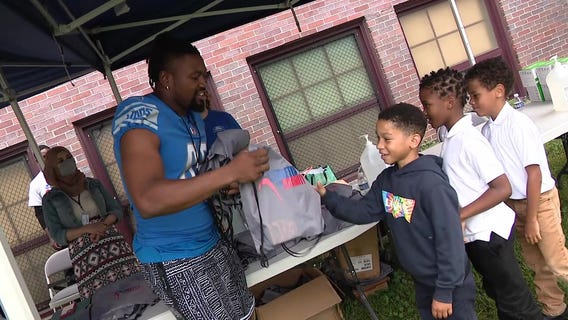 Lions' Jason Cabinda doing work in the community