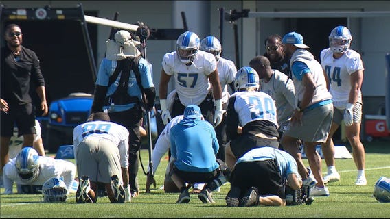 WATCH - Woody has a report from the Lions as the focus shifts from roster to game 1 vs. Philly