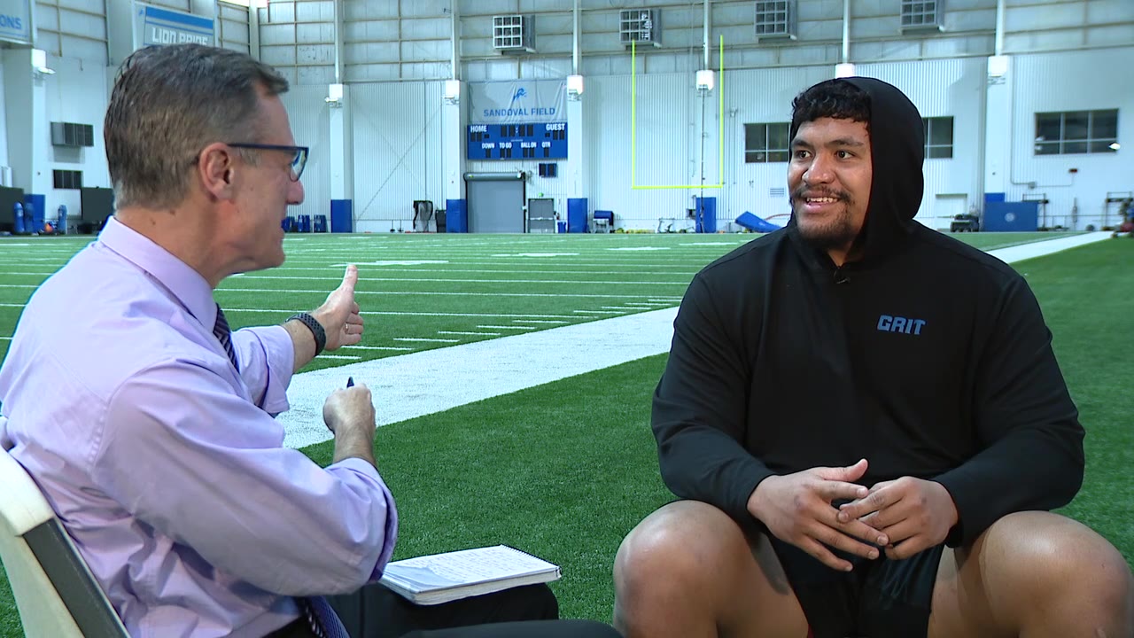 Penei Sewell talks Lions offensive line, preparing for Dallas