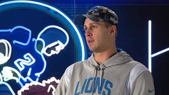 Jared Goff reflects on Thanksgiving game, looks ahead to Jacksonville