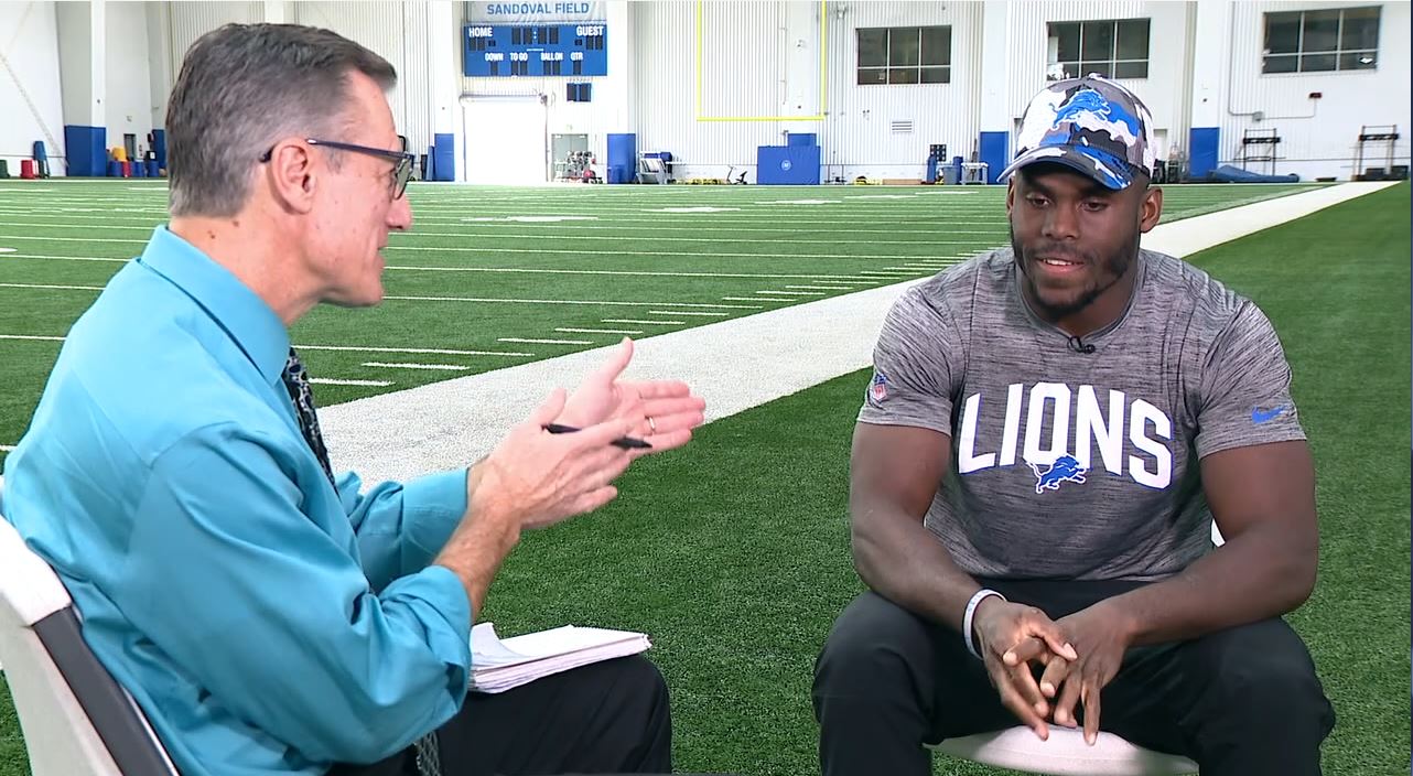 WATCH - Dan Miller goes 1-on-1 with Lions defensive back C.J. Moore