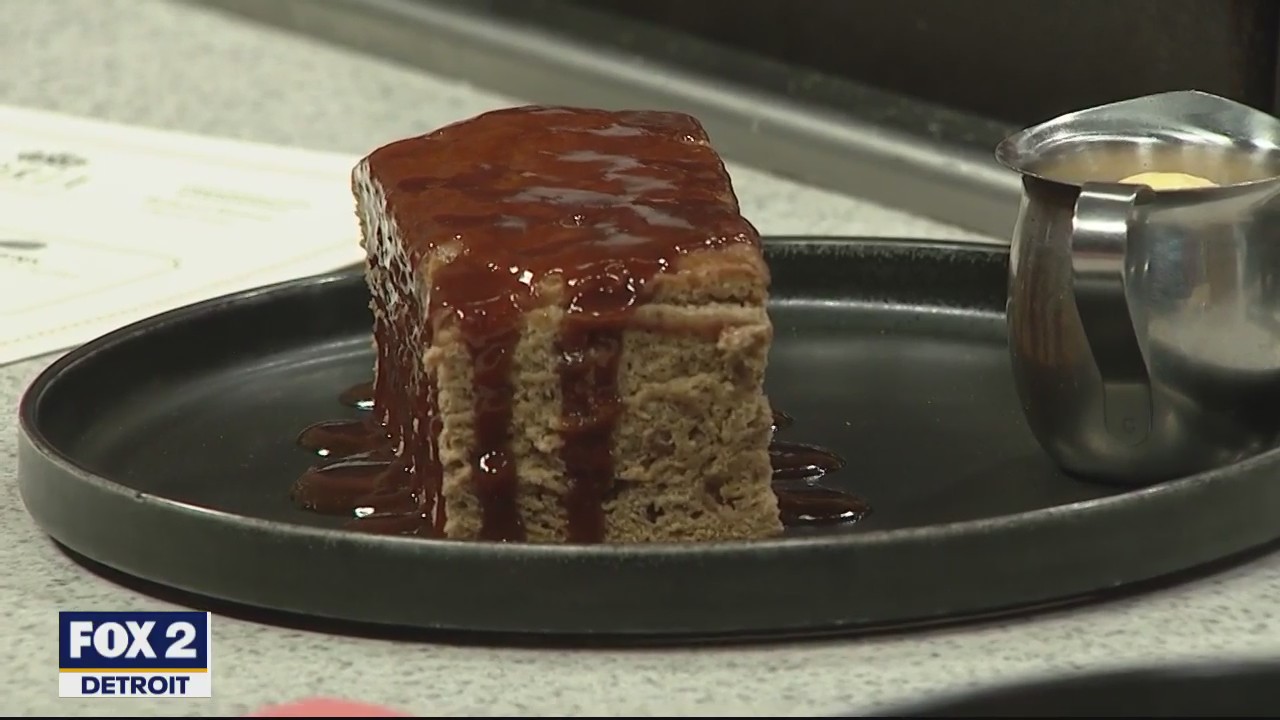 Preparing Grilled Atlantic blue prawns with Toria from Northville