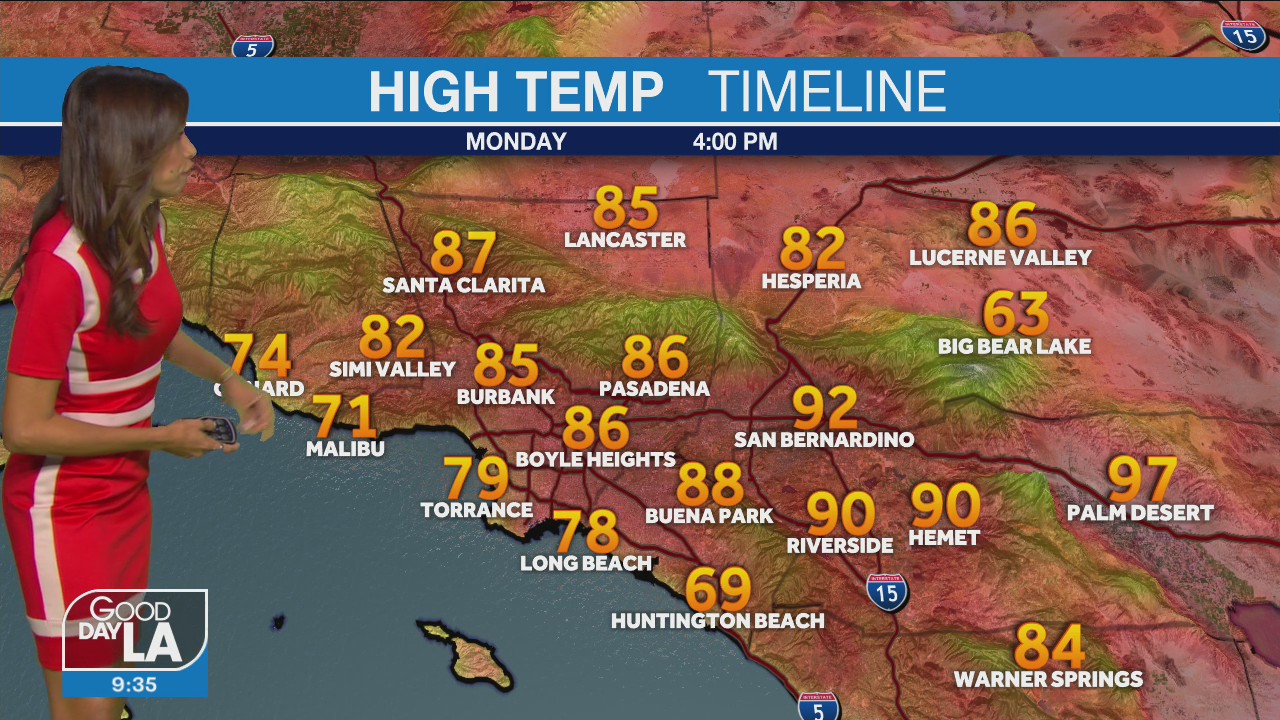 Weather Forecast for Monday, Oct. 4