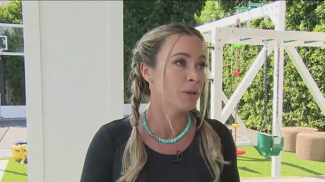 Teddi Mellencamp-Arroyave invites Good Day LA over to play Pickleball