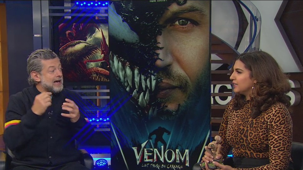 Andy Serkis talks directing 'Venom: Let There Be Carnage' and the 20 year anniversary of 'The Lord of the Rings'