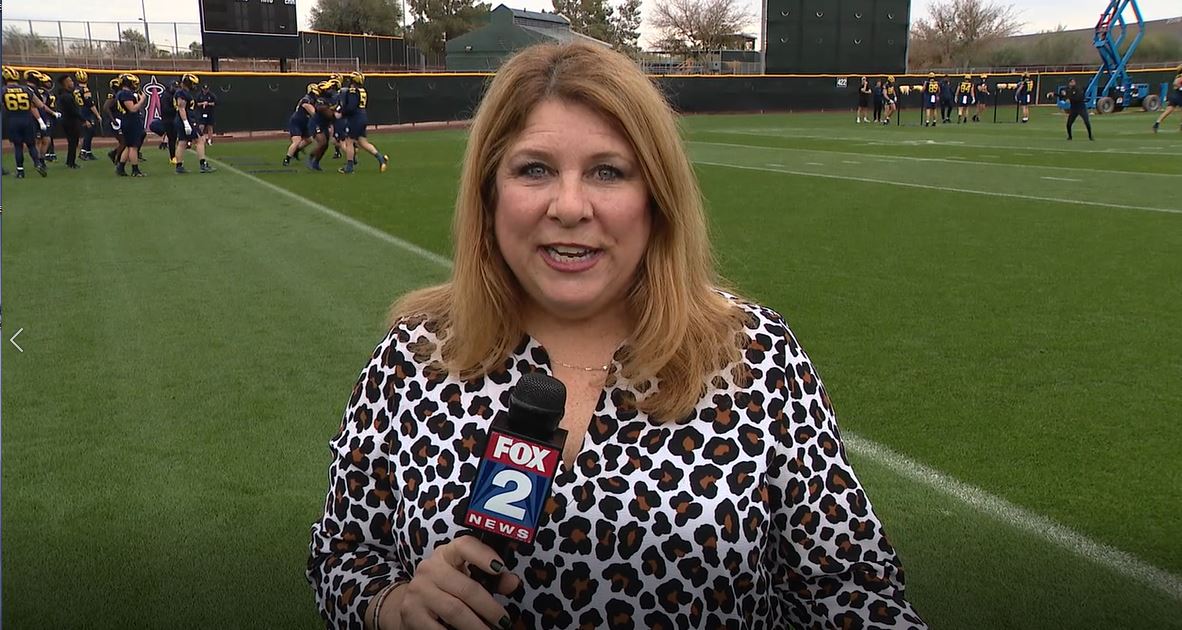 WATCH - Jennifer Hammond is with Michigan and reports from media day at the Fiesta Bowl