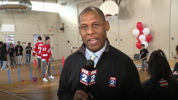 WATCH - Woody was with some of the Red Wings today doing some charitable work in the city of Detroit