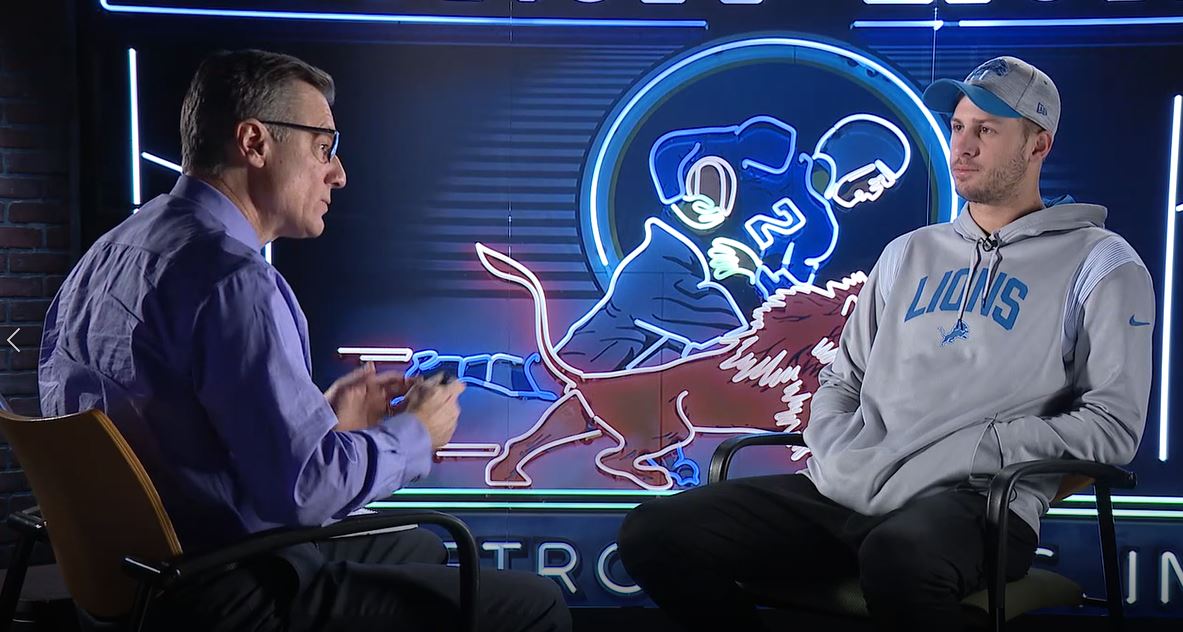 WATCH - Dan Miller has his weekly talk with Lions quarterback Jared Goff