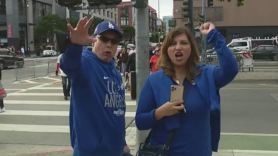 Dodgers fans invade enemy territory in San Francisco ahead of NLDS Game 1