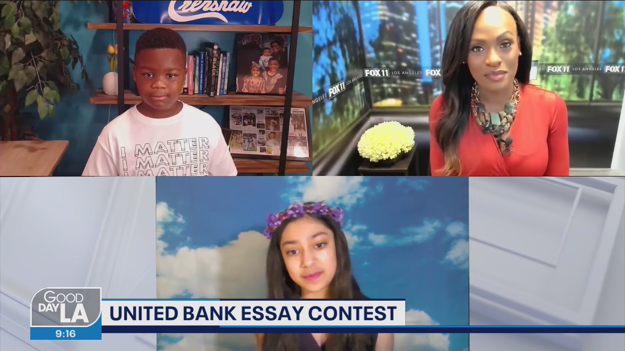 Two local winners of the OneUntied Bank ?I Got Bank? 2021 Youth Essay & Art Contest join GDLA