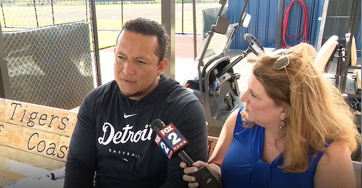 WATCH - Jennifer Hammond with an exclusive 1-on-1 interview with Tigers DH Miguel Cabrera