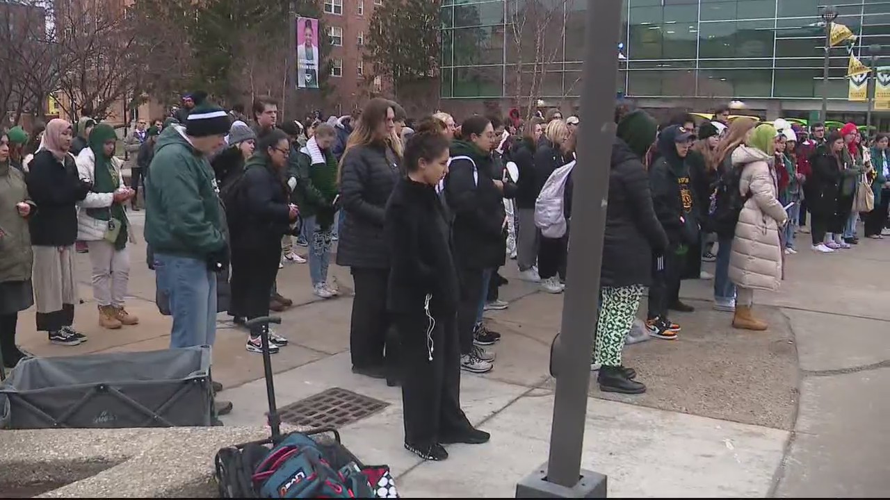 Wayne State vigil held for victims of Michigan State mass shooting ...