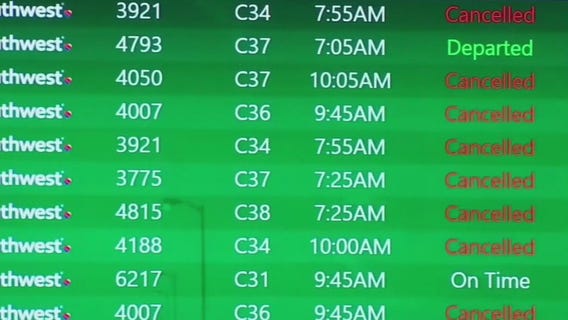 Southwest Airlines cancels hundreds more flights